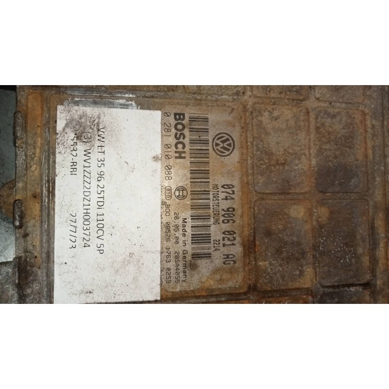 Recambio de centralita motor uce para volkswagen lt caja cerrada / combi (mod. 1997) lt 35 caja cerrada referencia OEM IAM 02810