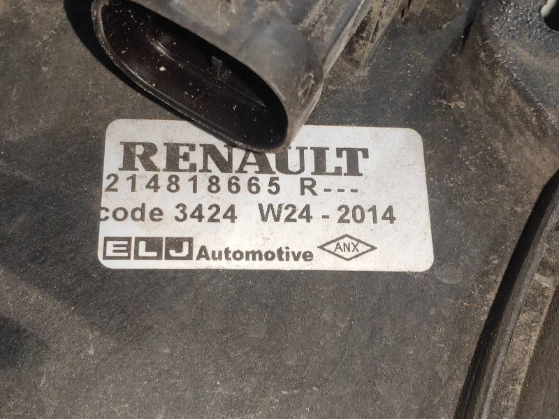 Recambio de electroventilador para dacia lodgy ambiance referencia OEM IAM 214818665R  