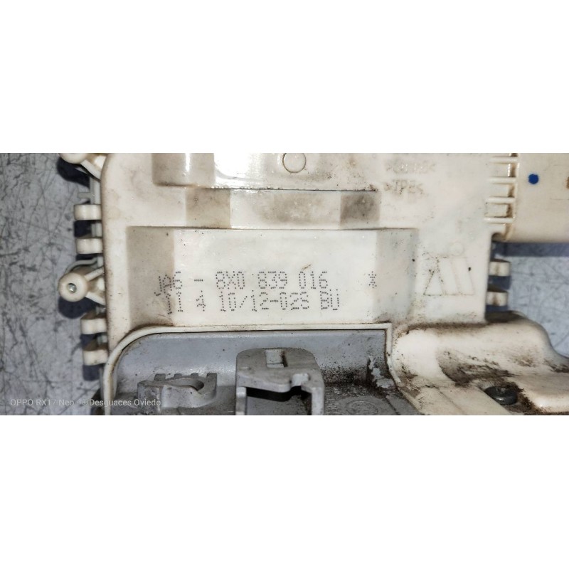 Recambio de motor cierre centralizado trasero derecho para audi a1 sportback (8xa) ambition referencia OEM IAM 8X0839016  