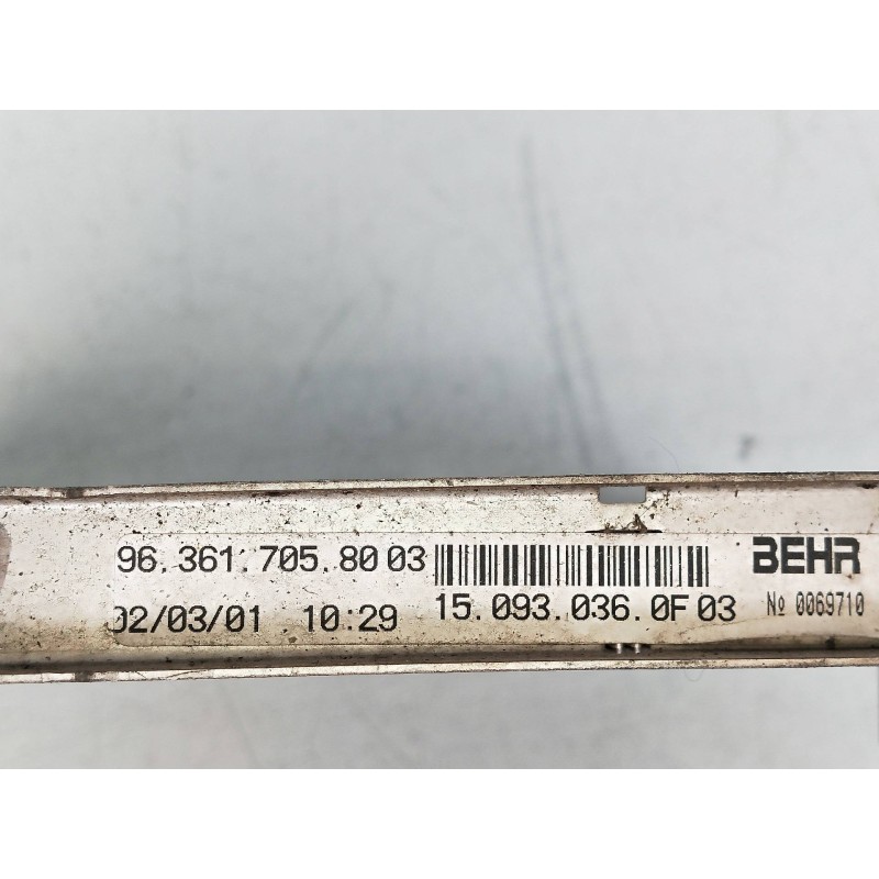 Recambio de radiador agua para citroen c5 berlina 1.8 cat (6fz / ew7j4) referencia OEM IAM 963617058003  