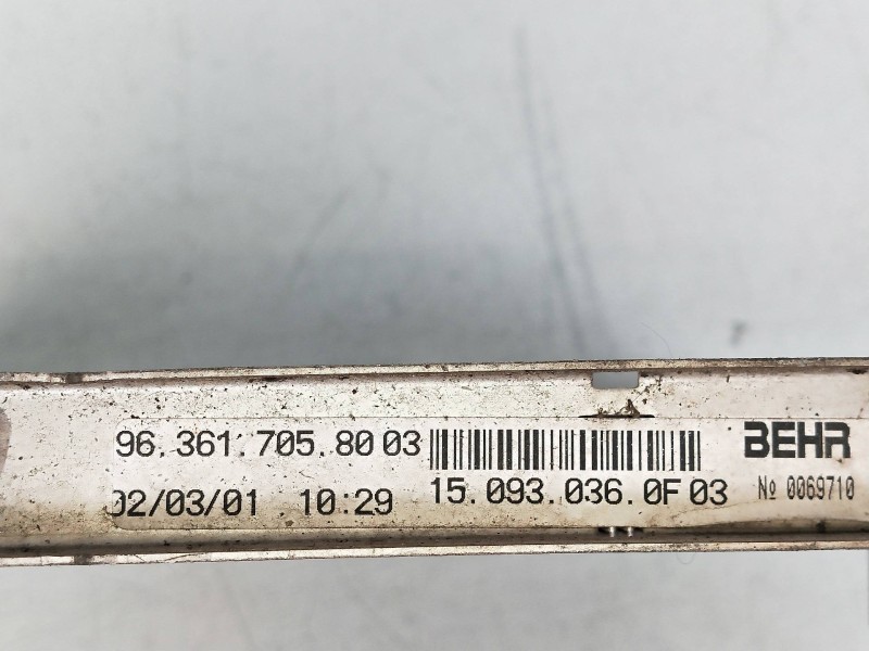 Recambio de radiador agua para citroen c5 berlina 1.8 cat (6fz / ew7j4) referencia OEM IAM 963617058003  