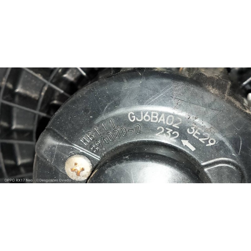 Recambio de motor calefaccion para mazda 6 monovolumen (gy) 2.0 crtd active (100kw) referencia OEM IAM GJ6BA023E29 8940000232 