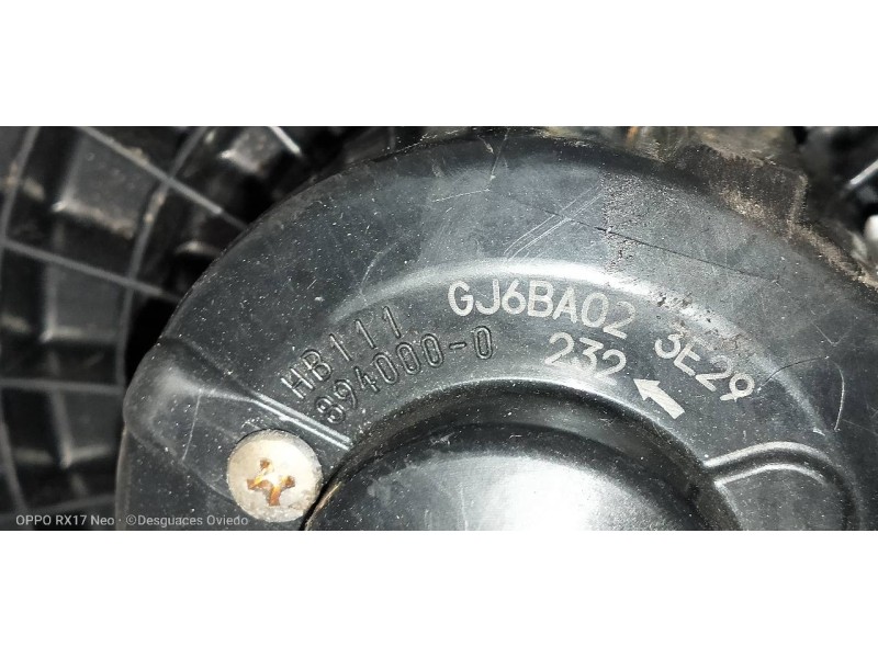 Recambio de motor calefaccion para mazda 6 monovolumen (gy) 2.0 crtd active (100kw) referencia OEM IAM GJ6BA023E29 8940000232 