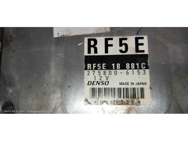 Recambio de centralita motor uce para mazda 6 monovolumen (gy) 2.0 crtd active (100kw) referencia OEM IAM 2758006153 RF5E18881C 