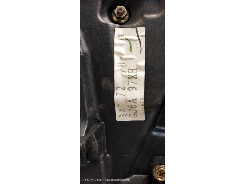 Recambio de elevalunas trasero derecho para mazda 6 monovolumen (gy) 2.0 crtd active (100kw) referencia OEM IAM GJ6A97XH  5P SW