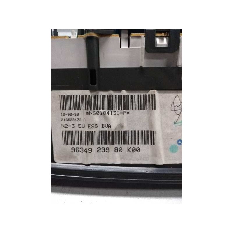 Recambio de cuadro instrumentos para citroen xantia berlina 3.0 v6 24v cat (xfz / es9j4) referencia OEM IAM 9634923980 K00 21652