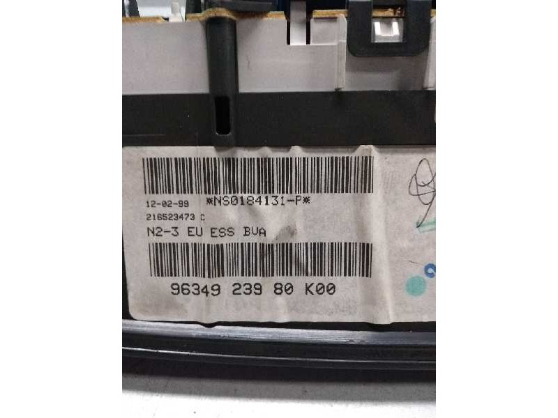 Recambio de cuadro instrumentos para citroen xantia berlina 3.0 v6 24v cat (xfz / es9j4) referencia OEM IAM 9634923980 K00 21652