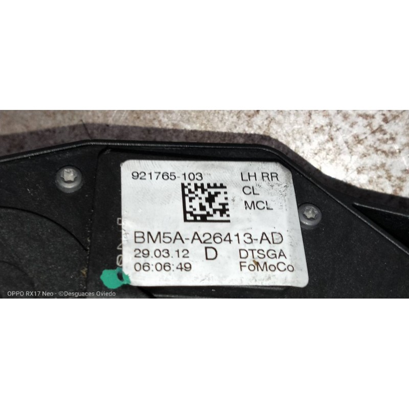 Recambio de motor cierre centralizado trasero izquierdo para ford focus lim. (cb8) sport referencia OEM IAM BM5AA26413AD  