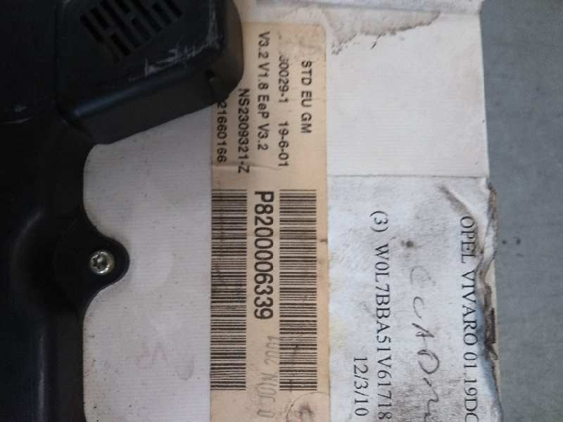 Recambio de cuadro instrumentos para opel vivaro 1.9 cdti cat (f9q-760 / l08) referencia OEM IAM P8200006339 NS2309321Z 