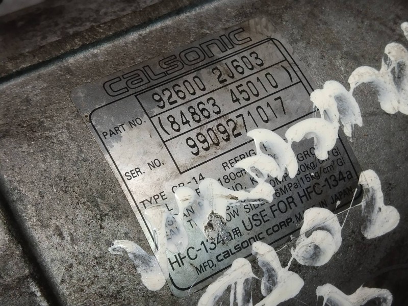 Recambio de compresor aire acondicionado para nissan primera berlina (p11) comfort referencia OEM IAM 926002J603 8486345010 