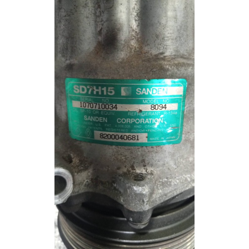 Recambio de compresor aire acondicionado para mitsubishi space star (dg0) 1900 di-d comfort referencia OEM IAM SD7H158094 820004