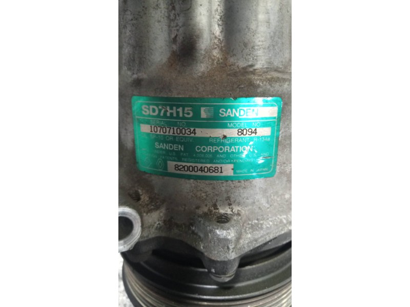 Recambio de compresor aire acondicionado para mitsubishi space star (dg0) 1900 di-d comfort referencia OEM IAM SD7H158094 820004