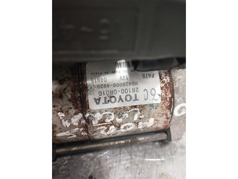 Recambio de motor arranque para toyota auris active referencia OEM IAM 281000R010  