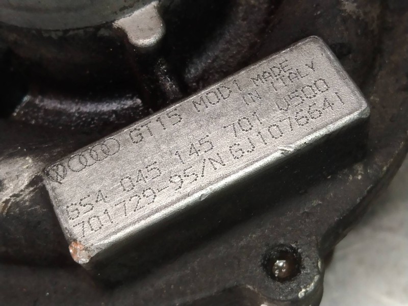 Recambio de turbocompresor para seat cordoba berlina (6l2) 1.4 tdi referencia OEM IAM 7017299 045145701 