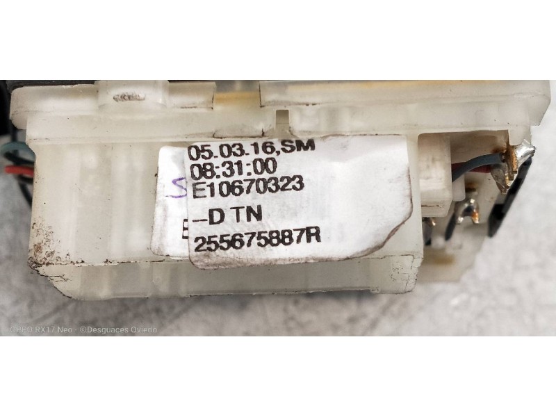 Recambio de mando limpia para renault clio iv dynamique referencia OEM IAM 255675887R  