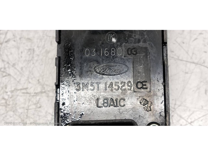 Recambio de mando elevalunas delantero izquierdo para ford focus c-max (cap) ambiente (d) referencia OEM IAM 3M5T14529CE  