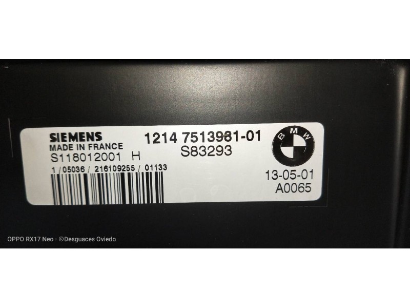 Recambio de centralita motor uce para mini mini (r50,r53) one referencia OEM IAM S118012001H 1214751398101 