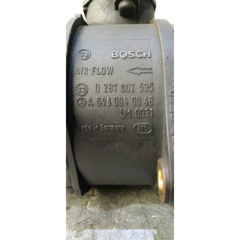 Recambio de caudalimetro para mercedes clase e (w211) berlina e 220 cdi (211.006) referencia OEM IAM 0261002535 A6460940046 