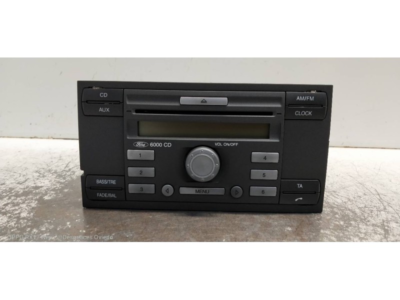 Recambio de sistema audio / radio cd para ford fiesta (cbk) fun referencia OEM IAM 6S6118C815AJ  