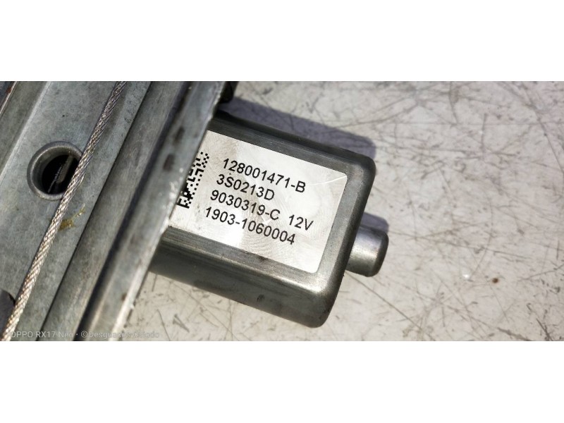 Recambio de elevalunas trasero derecho para renault clio iv dynamique referencia OEM IAM 128001471  