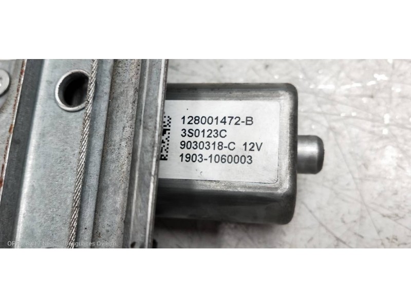 Recambio de elevalunas trasero izquierdo para renault clio iv dynamique referencia OEM IAM 128001472B  