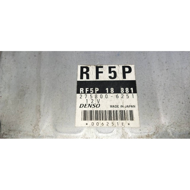Recambio de centralita motor uce para mazda 6 berlina (gg) 2.0 crtd 120 active (5-ptas.) referencia OEM IAM RF5P18881 2758006251