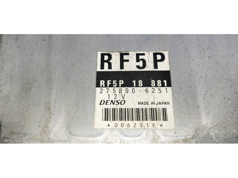 Recambio de centralita motor uce para mazda 6 berlina (gg) 2.0 crtd 120 active (5-ptas.) referencia OEM IAM RF5P18881 2758006251
