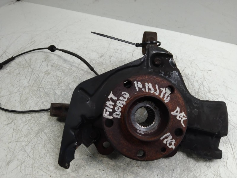 Recambio de mangueta delantera izquierda para fiat doblo 1.3 16v jtd cat referencia OEM IAM   