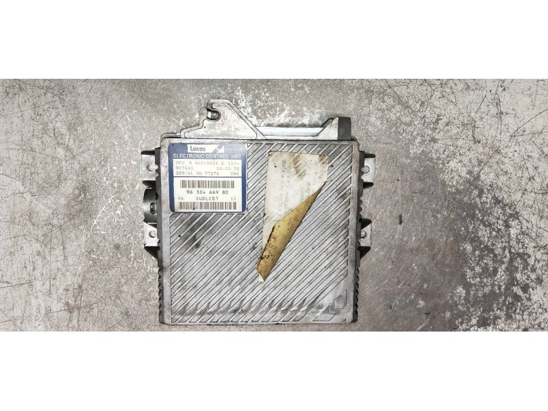 Recambio de centralita motor uce para peugeot 406 berlina (s1/s2) stdt referencia OEM IAM 9630466980 R04010028 XUDLC01 