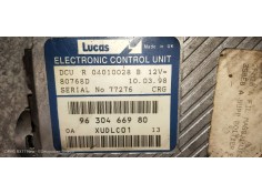 Recambio de centralita motor uce para peugeot 406 berlina (s1/s2) stdt referencia OEM IAM 9630466980 R04010028 XUDLC01  2