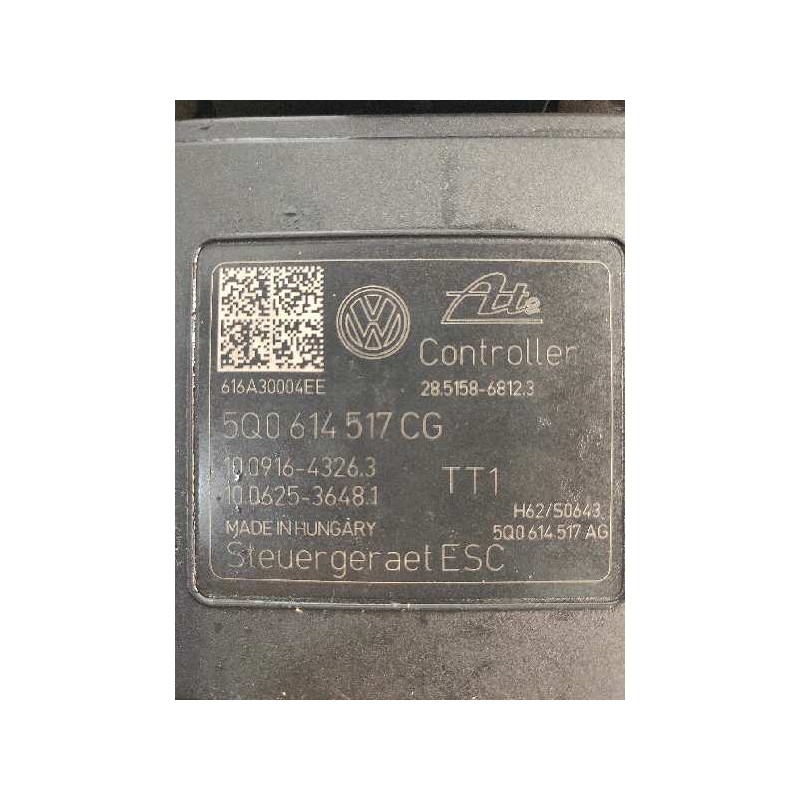 Recambio de abs para volkswagen golf vii lim. (5g1) business bluemotion tech. referencia OEM IAM 10091643263 10062536481 5Q06145