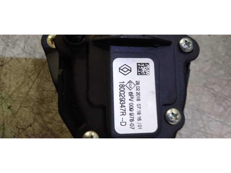 Recambio de potenciometro pedal para renault clio iv dynamique referencia OEM IAM 6PV00997807 180029347RD 