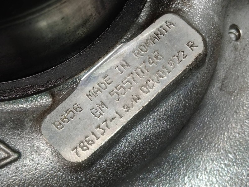 Recambio de turbocompresor para opel insignia berlina edition referencia OEM IAM 7861371 55570748 