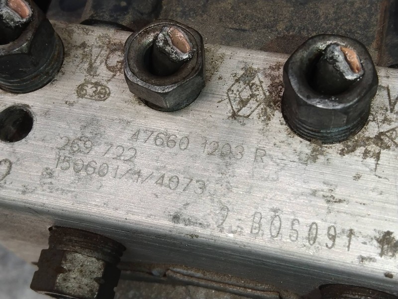 Recambio de abs para renault clio iv business referencia OEM IAM 476601203R 0265956403 2265106516