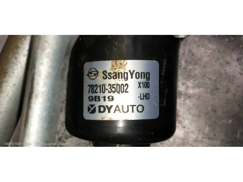 Recambio de motor limpia delantero para ssangyong tivoli crystal 4x2 referencia OEM IAM 7821035002  