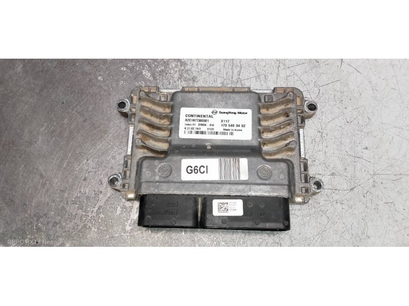 Recambio de centralita motor uce para ssangyong tivoli crystal 4x2 referencia OEM IAM 1735400432 A2C1977300301 