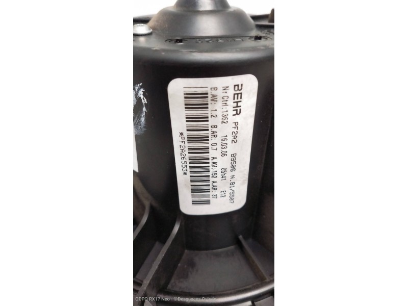 Recambio de motor calefaccion para peugeot 307 break / sw (s1) sw referencia OEM IAM   