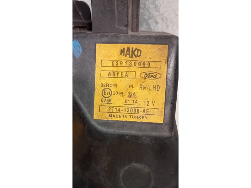 Recambio de faro izquierdo para ford transit connect (tc7) furgón (2006) referencia OEM IAM 2T1413006AE  