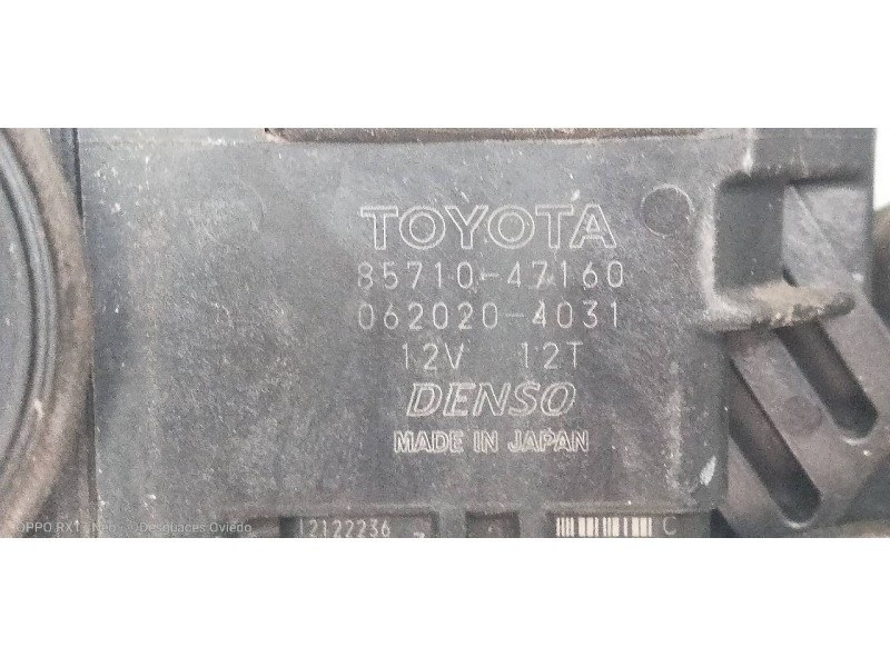 Recambio de elevalunas trasero derecho para toyota prius+ advance referencia OEM IAM 8571047160 060204031 
