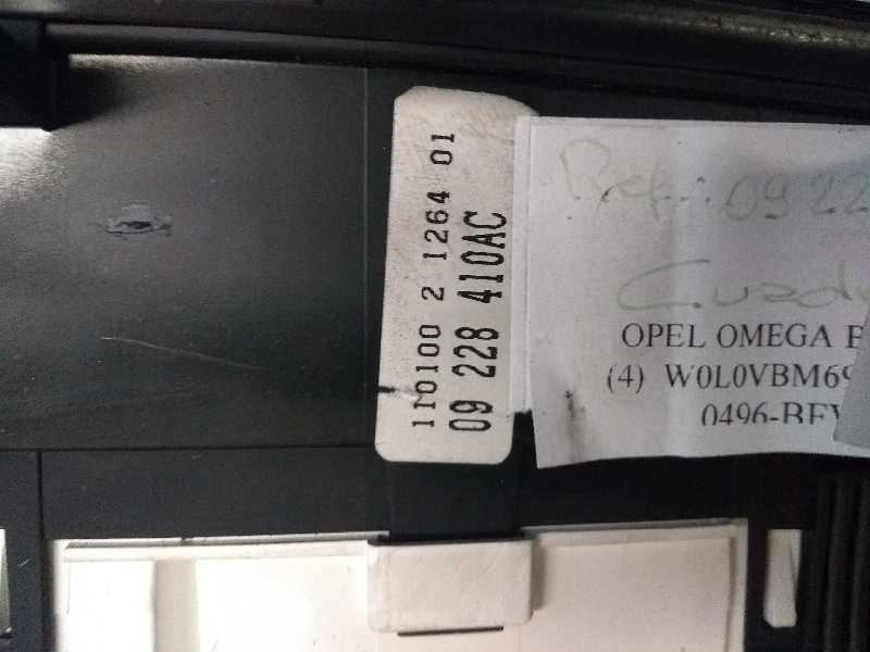 Recambio de cuadro instrumentos para opel omega b 2.5 turbodiesel (x 25 td / u 25 td / l93) referencia OEM IAM 110080007004 0922