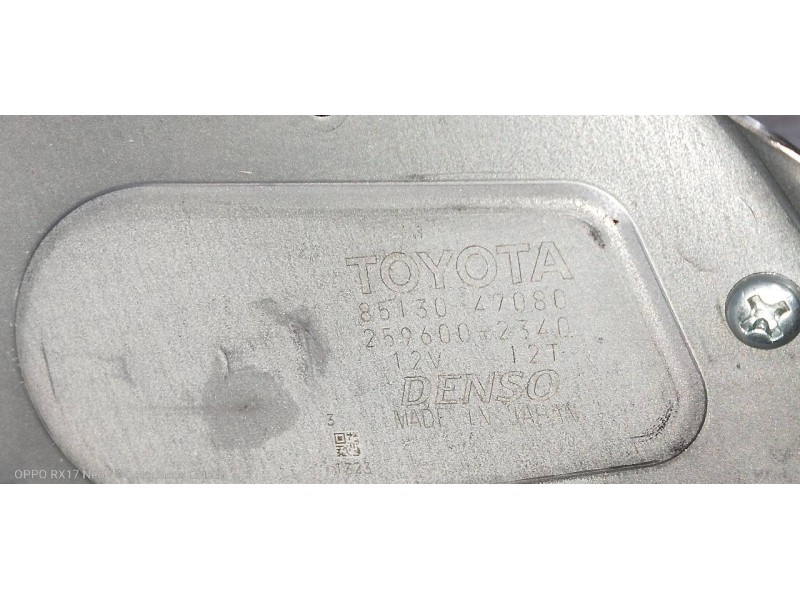 Recambio de motor limpia trasero para toyota prius+ advance referencia OEM IAM 8513047080 2596002340 