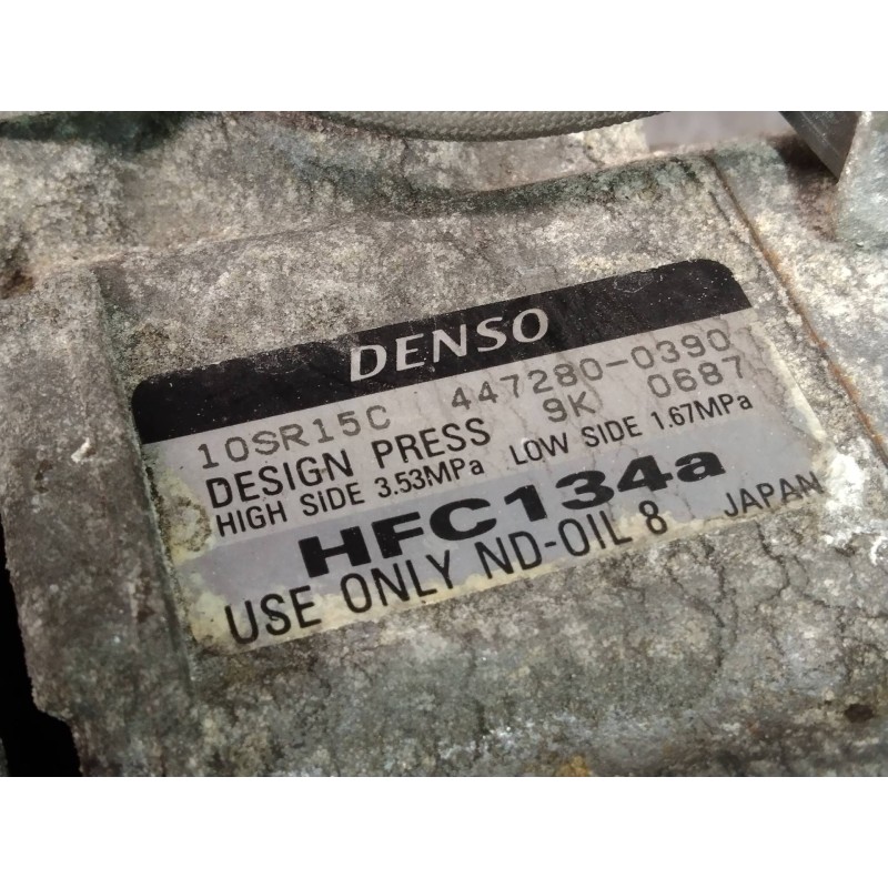Recambio de compresor aire acondicionado para honda accord tourer (cw) 2.2 dtec cat referencia OEM IAM 4472800390 10SR15C 