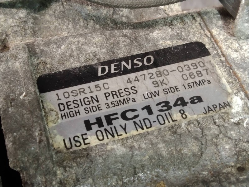 Recambio de compresor aire acondicionado para honda accord tourer (cw) 2.2 dtec cat referencia OEM IAM 4472800390 10SR15C 