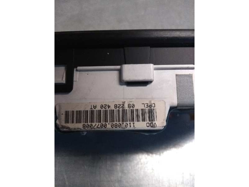 Recambio de cuadro instrumentos para opel omega b referencia OEM IAM 110080007008 09228420AT  Recambio de cuadro instrumentos para opel omega b referencia OEM IAM 110080007008 09228420AT