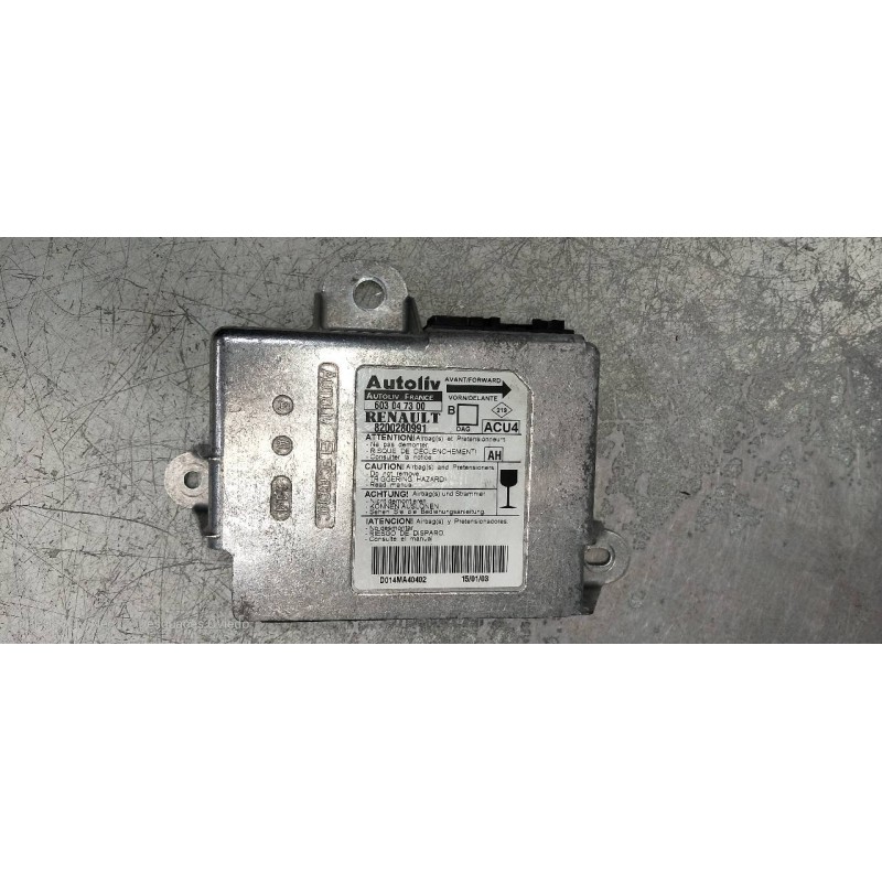 Recambio de kit airbag para renault megane ii berlina 5p confort authentique referencia OEM IAM   