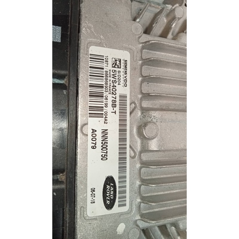 Recambio de centralita motor uce para land rover range rover sport v6 td hse referencia OEM IAM 5WS40278BT  