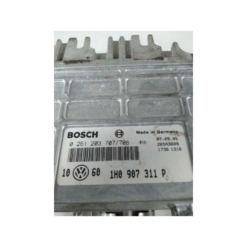 Recambio de centralita motor uce para seat toledo (1l) 1.8 cat (abs. adz) referencia OEM IAM 0261203707 0261203708 1H0907311P