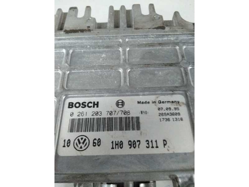 Recambio de centralita motor uce para seat toledo (1l) 1.8 cat (abs. adz) referencia OEM IAM 0261203707 0261203708 1H0907311P