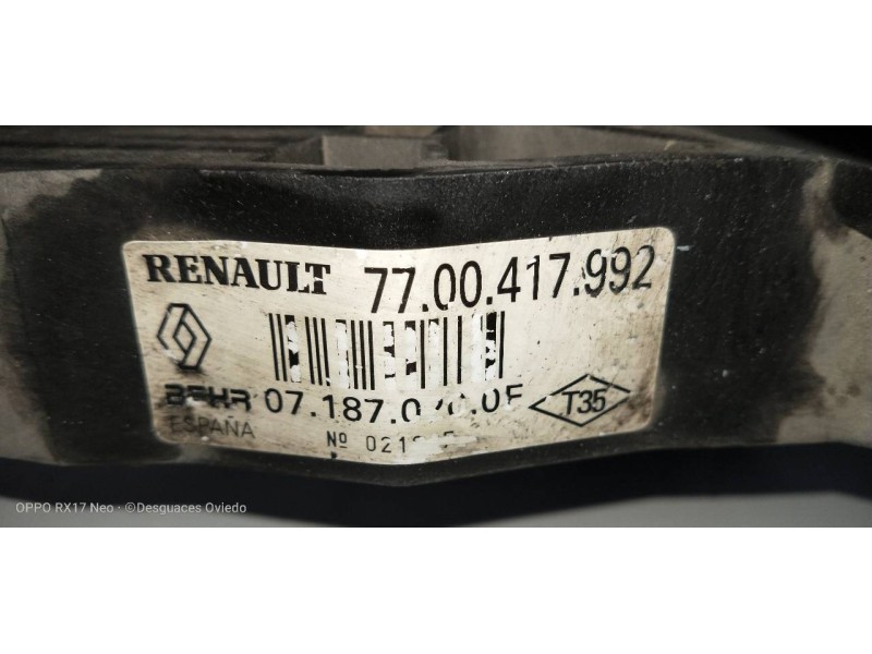 Recambio de electroventilador para renault laguna (b56) 2.0 proaktiv automático referencia OEM IAM 440362613F 7700417992 
