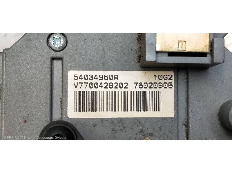 Recambio de mando luces para renault scenic (ja..) 1.9 dci rt referencia OEM IAM V7700428202 54034960A 